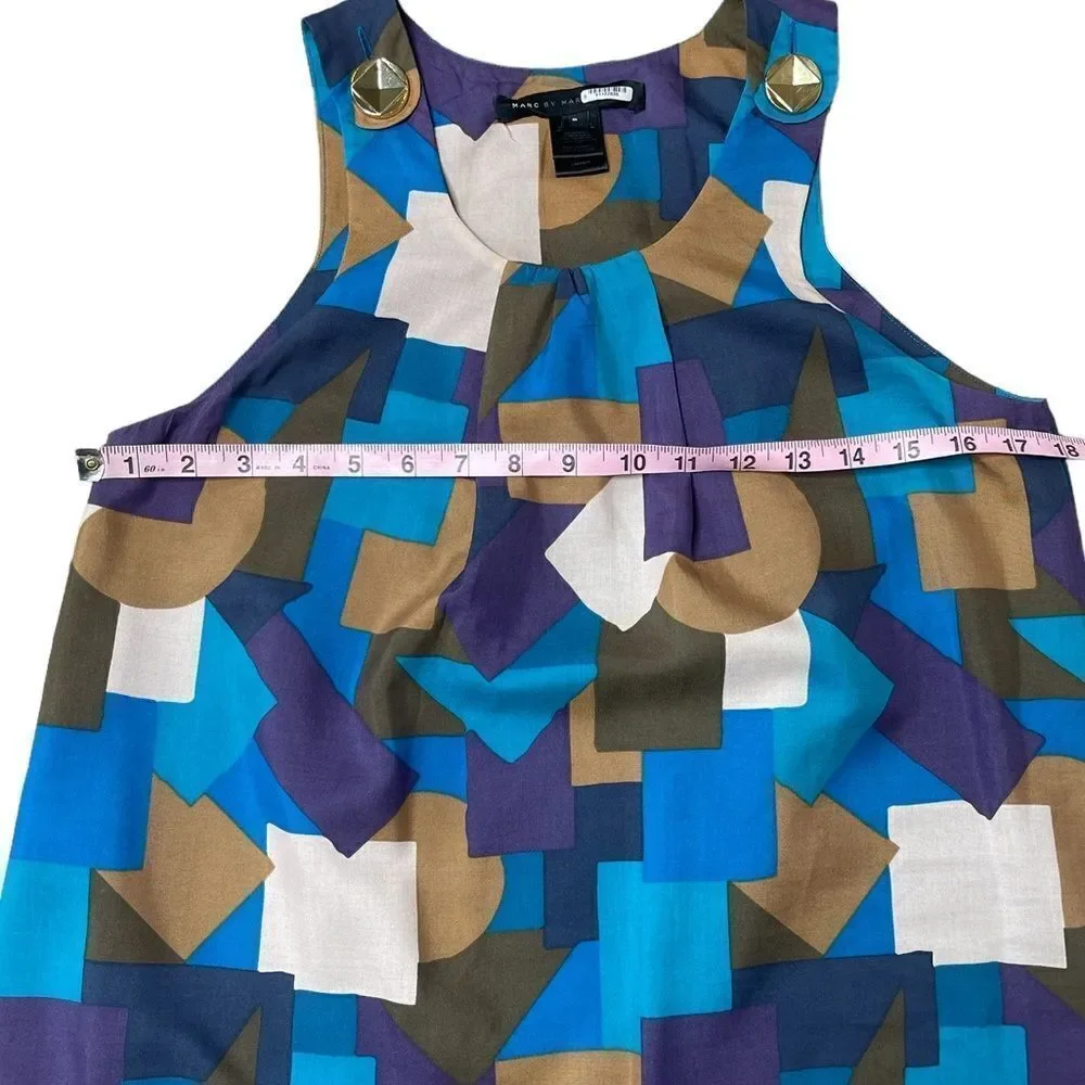 Marc Jacobs Vintage Mod Style Pop Art Dress Size Small - Picture 8 of 15